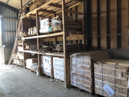 RoT - (TT). Stock of software bannisters, being four pallets of new stock and circa six pallet loads of various mixed.