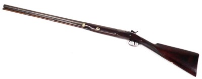 A Single barrel percussion rifle, unmarked, overall length 119 cm, barrel length 79 cm. - 4