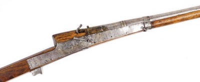 A South Asian singe barrel Toradar rifle, marked to side of barrel IPR/EXR/2260, overall length 165cm, barrel length 116cm. - 2