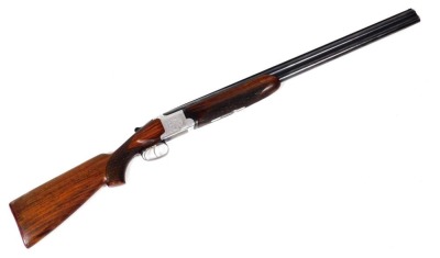 A Laurona 12 bore over and under shotgun, serial number 114501, overall length 114cm, barrel length 71cm. NB. A current valid Shotgun Certificate is required to view and bid on this lot.