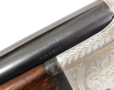 A Laurona 12 bore over and under shotgun, serial number 114501, overall length 114cm, barrel length 71cm. NB. A current valid Shotgun Certificate is required to view and bid on this lot. - 5