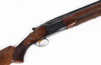 A Browning 12 bore over and under shotgun, overall length 114 cm, barrel length 71 cm. NB. A Current Valid shotgun certificate is required to view and bid on this lot. - 2