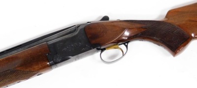 A Browning 12 bore over and under shotgun, overall length 114 cm, barrel length 71 cm. NB. A Current Valid shotgun certificate is required to view and bid on this lot. - 3