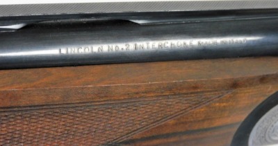 A Italian Lincoln 12 bore over and under shotgun, No. 2, serial no. 79836, overall length 112.7cm, barrel length 68.5cm. NB. A current valid Shotgun Certificate is required to view and bid on this lot. - 3