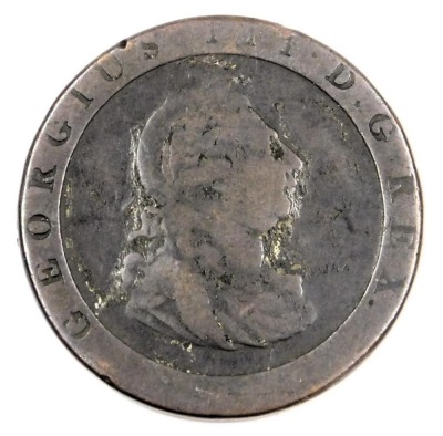 A George III cartwheel half penny 1797. - 2