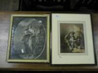 Laurie & Whittle (Pub) "Hope" Black and white Mezzotint