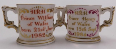 A group of ceramics, including a Caverswall scent bottle, painted by WR Tipton with hunting scenes, a Royal Crown Derby rocking horse paperweight, Coalport Caughley mask-head jug, and a Royal Worcester porcelain pillar box. - 5