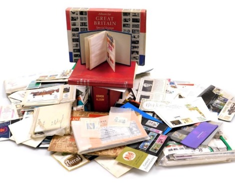 Philately. QEII mint commemorative stamps, chiefly pre-decimal, together with first day covers, etc. (a quantity)