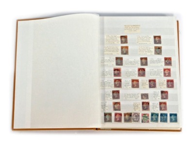 Stamps.- GB.- QV-QEII.- a curated album rich in early issues, including 1d reds, 2d blues, multiple KGV examples, including colour and watermark variants, most postally-used, hingelessly-mounted (c.800+)