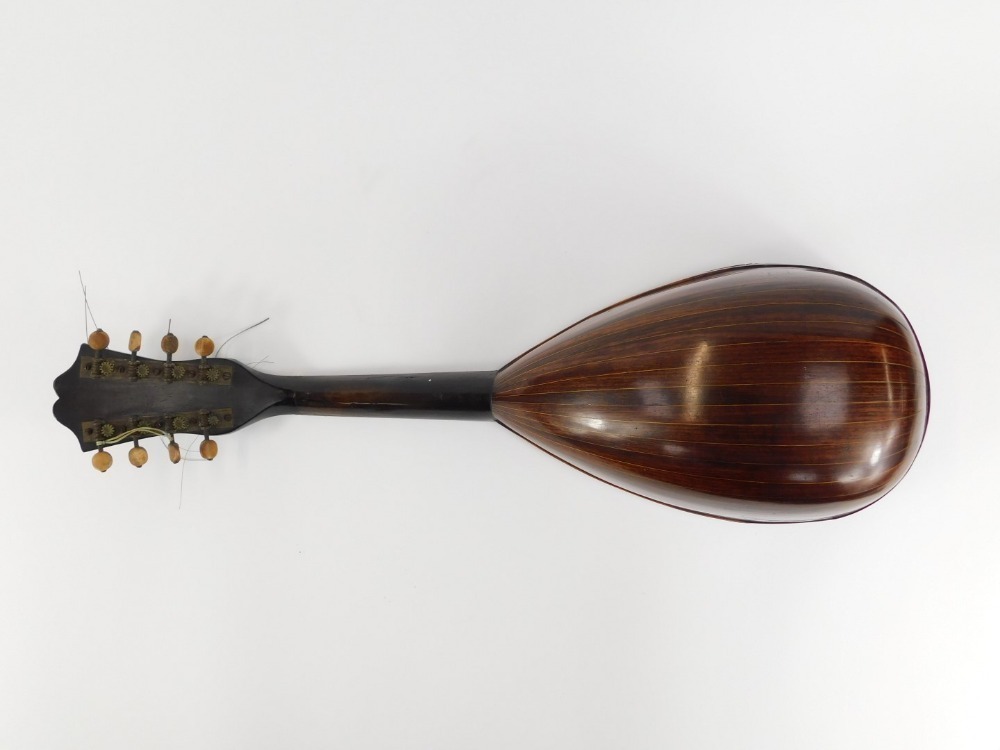 Geordie Mandoliniさん専用 A 20thC Domenico Zanoni mandolin, with mother of pearl and