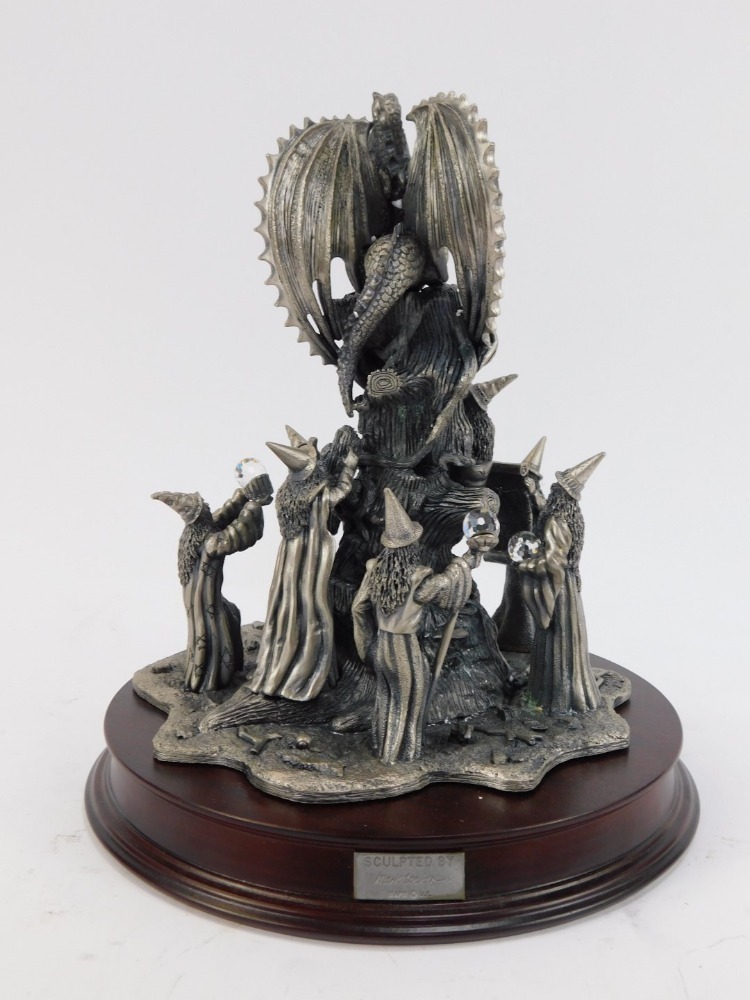 新品未開封　Tudor Mint 社フィギュア　Draco Fenestra A Tudor Mint Myths & Magic pewter figure modelled as The VII