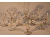 Various 19thC ale glasses (9).