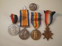 A group of medals awarded to Private Acting H Hayward (SS-15565) of The Army Service Corp