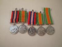 A pair of WWII medals