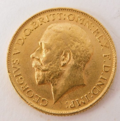 A George V full gold sovereign, dated 1912. - 2