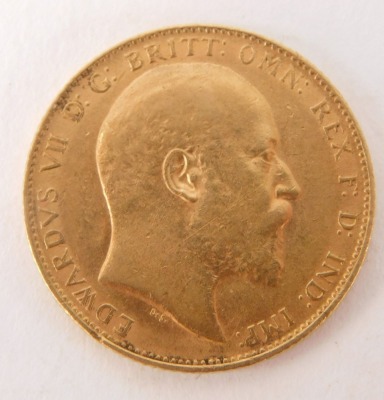 An Edward VII full gold sovereign, dated 1910. - 2