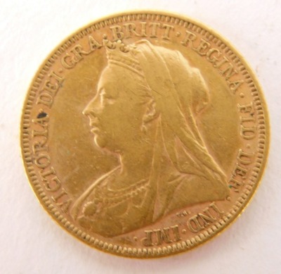 A Queen Victoria full gold sovereign, dated 1896. - 2