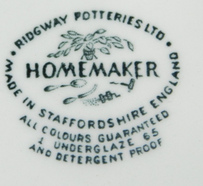 A quantity of Ridgway Homemaker pattern part tea and dinner wares. - 2