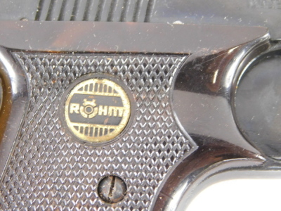 A Rohm RG3 starting pistol, various bullets, musket balls, etc. - 3