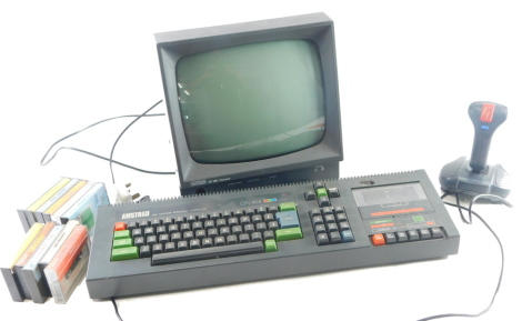 An Amstrad 64K computer with monitor, etc.