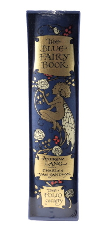 Lang (Andrew). The Blue Fairy Book, illustrated by Charles Van Sandwyk, in gilt tooled blue cloth, with slipcase, published by The Folio Society 2003.