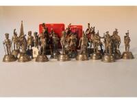 Various die-cast metal collectors infantrymen