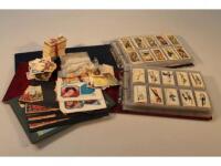 Two albums of cigarette cards