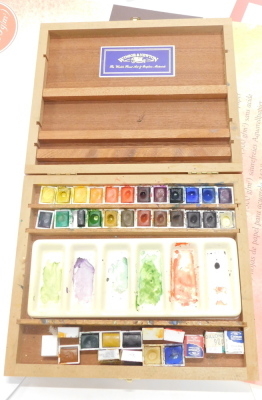 A large quantity of artists materials, to include paper, books, easels, etc. - 4