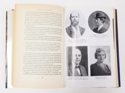 The biography of Dennis Thatcher Below the Parapet by Carol Thatcher, signed to Dennis Thatcher by Carol Thatcher, along with a picture of Dennis Thatcher signed. - 3