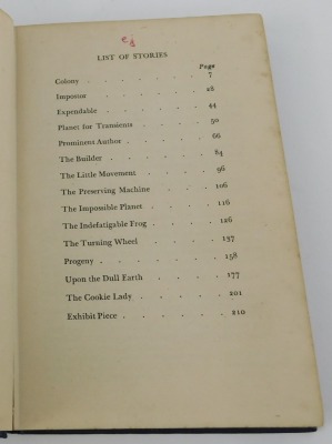 Dick (Philip K). A Handful of Darkness, first edition published 1955, William Brendon and Son Ltd, hardback with dust jacket, price clipped, initialled E J to dust jacket in two places, and internally, with further inscriptions. - 6