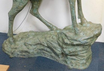 Top Bid £2000 House of Douglas Collection. The Master of The Glens, cast bronze sculpture, vedigris finish, approx 290cm high, 190cm wide, 64cm deep. - 3