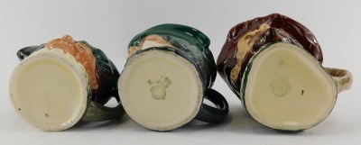 Six Royal Doulton character jugs, comprising Old Salt D6554, Sir Henry Doulton D7057, Rip Van Winkle D6463, and three further examples. - 4