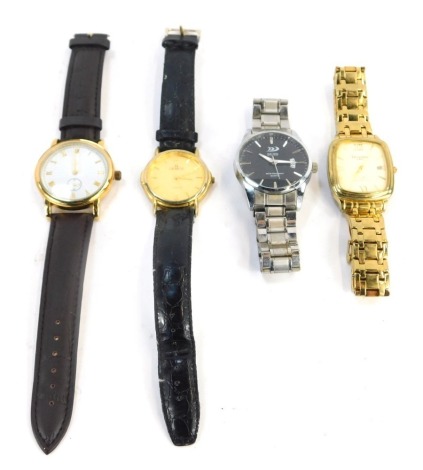 A collection of fashion watches, to include Geneva, DG Judd, and an unmarked example. (a quantity)