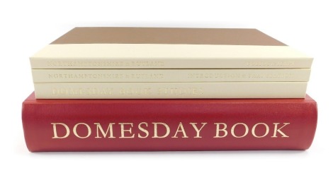 Domesday book. Electo Historical Editions version, for Northamptonshire and Rutland, comprising folios and maps, Introduction and Translation, and Doomsday Book Studies, set No 515/1000, in presentation case.