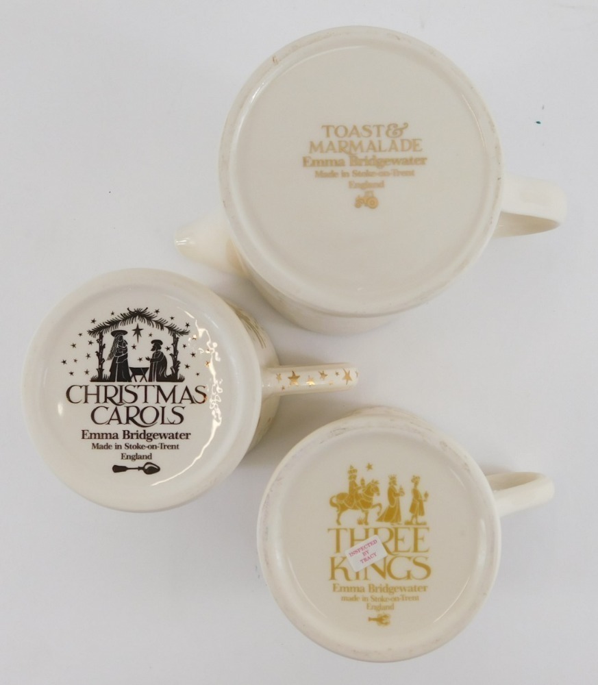 3 Tasses à Œufs Emma Bridgewater – Boîte Cadeau Idéale Noël – Multicolore