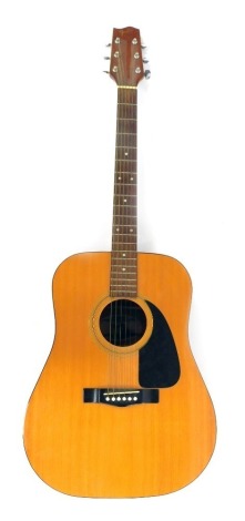 A Fender acoustic guitar, model Gemini, 106cm high.