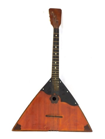 A Russian CCGD balalaika, 66cm long.