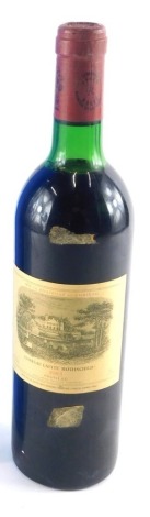 A bottle of Chateau la Fite Rothschild 1983.