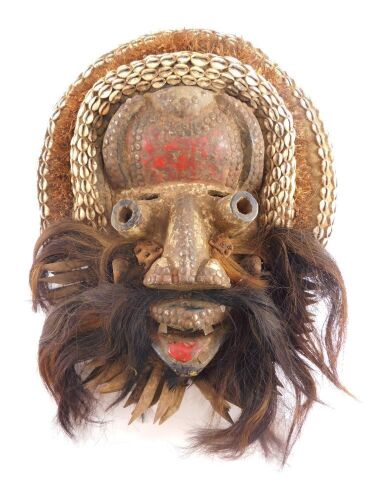 A Guere Anyi water diviners African tribal mask, 53cm long.