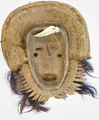 A Guere Anyi water diviners African tribal mask, 53cm long. - 2