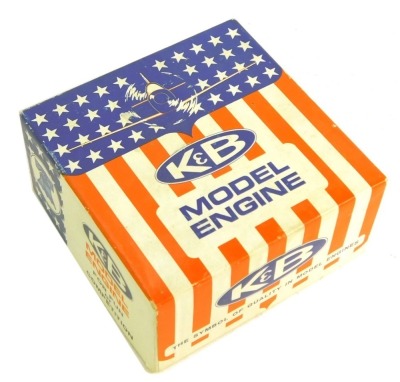 A K&B model engine, no 8450, 3.5cc, Aerofree flight, boxed.