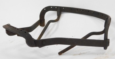 A Brough motorcycle seat frame. - 2