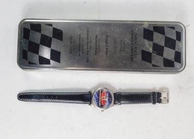 Automobilia related items, including an RAC International Rally 1960 Class 3 Second Place trophy, Lenham Storage sponsored Formula Junior Championship medals, A.A membership badge, Alvis badge, Jaguar Driver's Club badge, etc. (a quantity) - 2