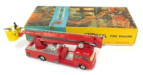 A Corgi diecast Simon Snorkel fire engine, No 1127, boxed.