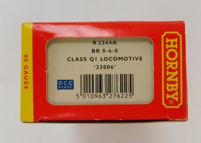 A Hornby OO gauge BR 0-6-0 Class Q1 locomotive, 33006, weathered edition, British Railways green livery, R2344A, boxed. - 2