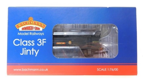 A Bachmann Branchline OO gauge Class 3F Jinty locomotive, 47314, 0-6-0, BR black early emblem (weathered), 32-231A, boxed.