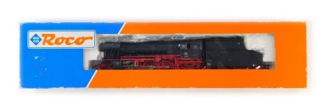 A Roco HO gauge locomotive, 23100, black and red livery, DB BR23 43249.