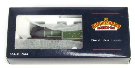 A Bachmann Branchline V3 tank 7684 LNER locomotive, lined Doncaster Green, 31-608.