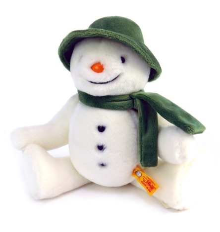 A Steiff Snowman soft toy, 690181, 26cm high, boxed.