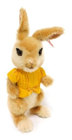 A Steiff mohair Mopsy Bunny, limited edition 845/2000, 25cm high, boxed with certificate.